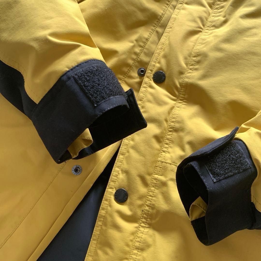 【ノースフェイス】マウンテンダウンパーカー　イエロー　XL GORE-TEX
