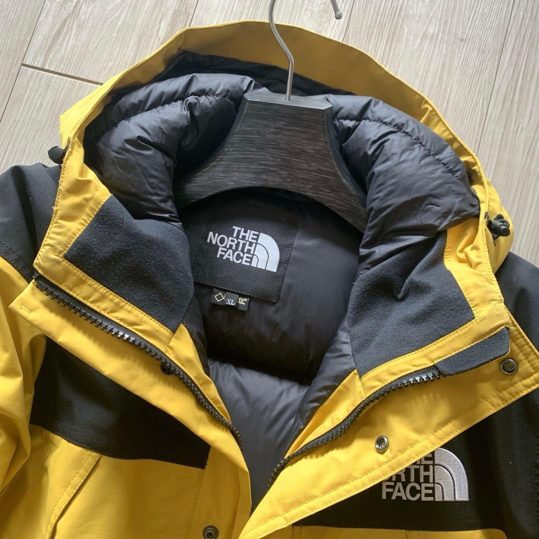 【ノースフェイス】マウンテンダウンパーカー　イエロー　XL GORE-TEX