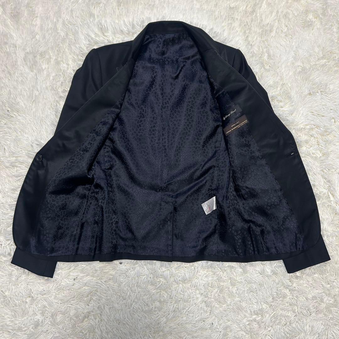 ラウンジリザード　カノニコ　レオパード　スーツ　セットアップ　ブラック　2