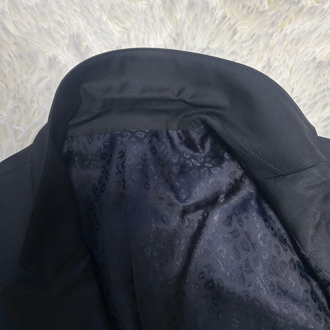 ラウンジリザード　カノニコ　レオパード　スーツ　セットアップ　ブラック　2