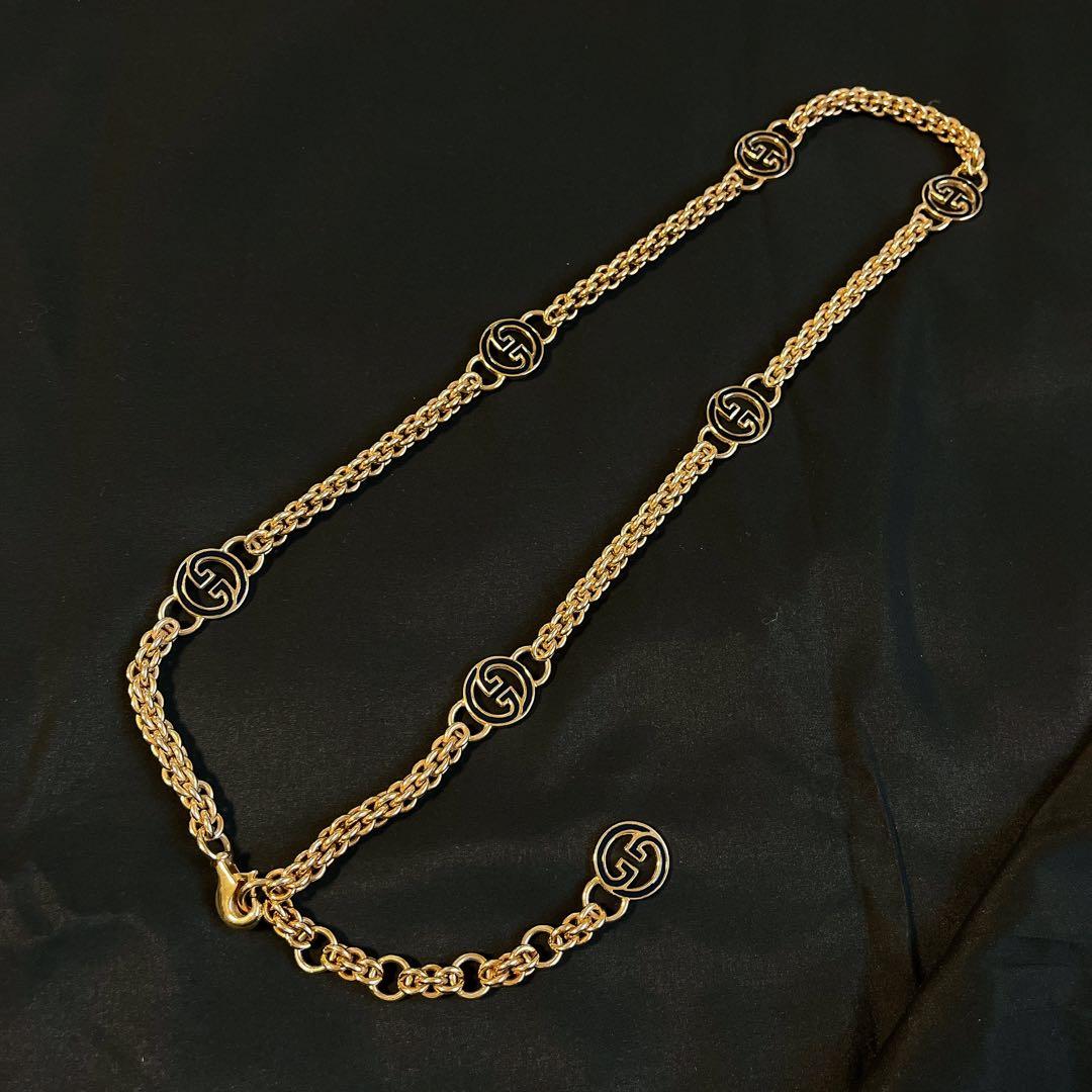 激レア✨GUCCI チェーンベルト GG ゴールド ヴィンテージ