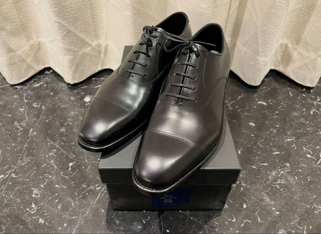 三陽山長 友也 ストレートチップ フォーマル サイズ90 27.0cm