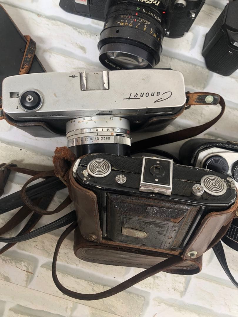 キャノン、コニカなどまとめて5台ジャンク(A166)