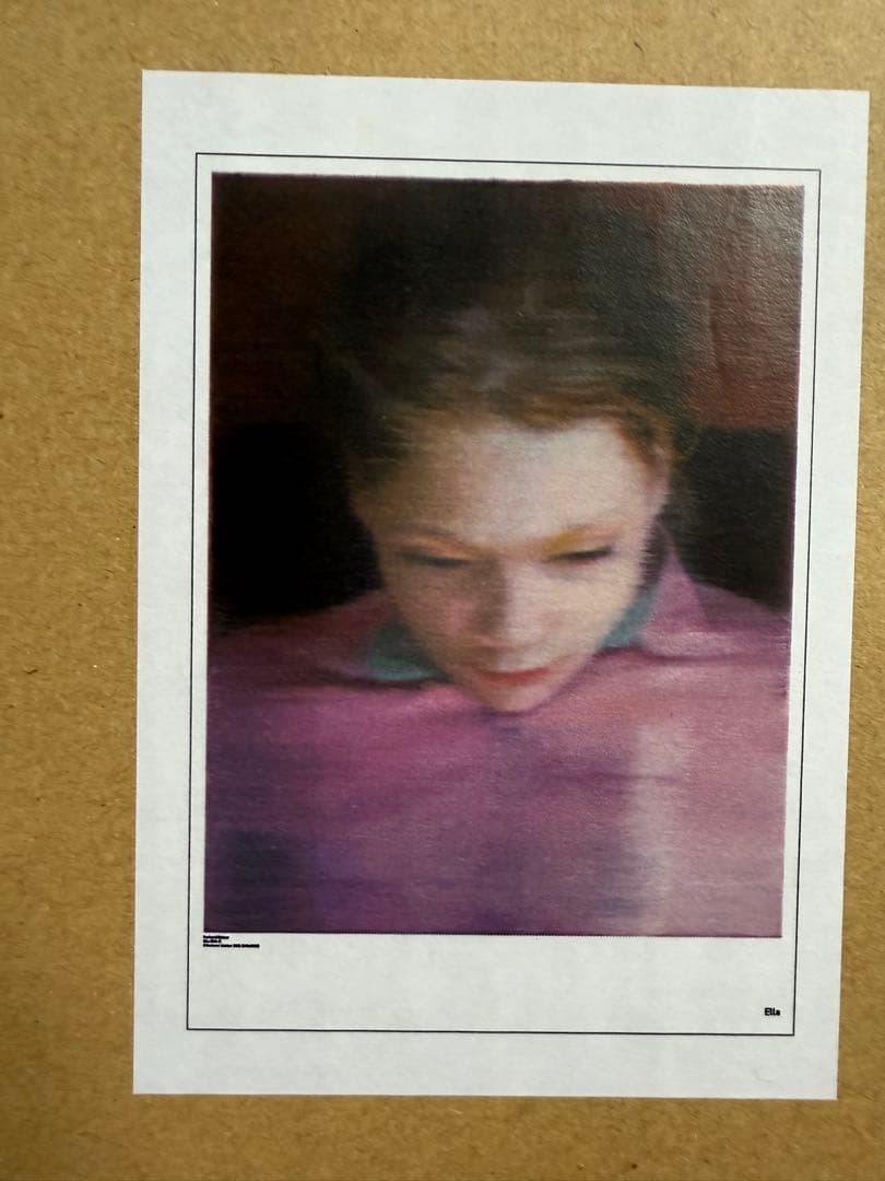 新品未使用ゲルハルト・リヒター展　ポスター　 エラ