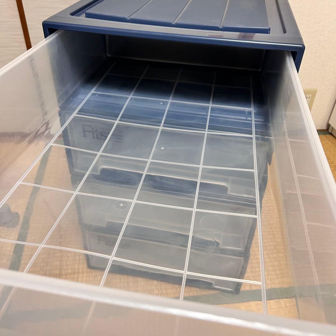 Fitsケース　74フィッツケース　押入サイズ　ロング　スリム　天馬　4つセット