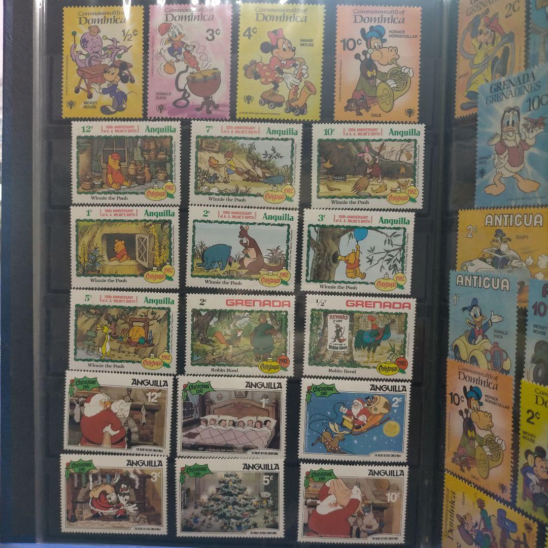 5560 外国切手 複数国 ディズニー シリーズ大量まとめ 全て未使用