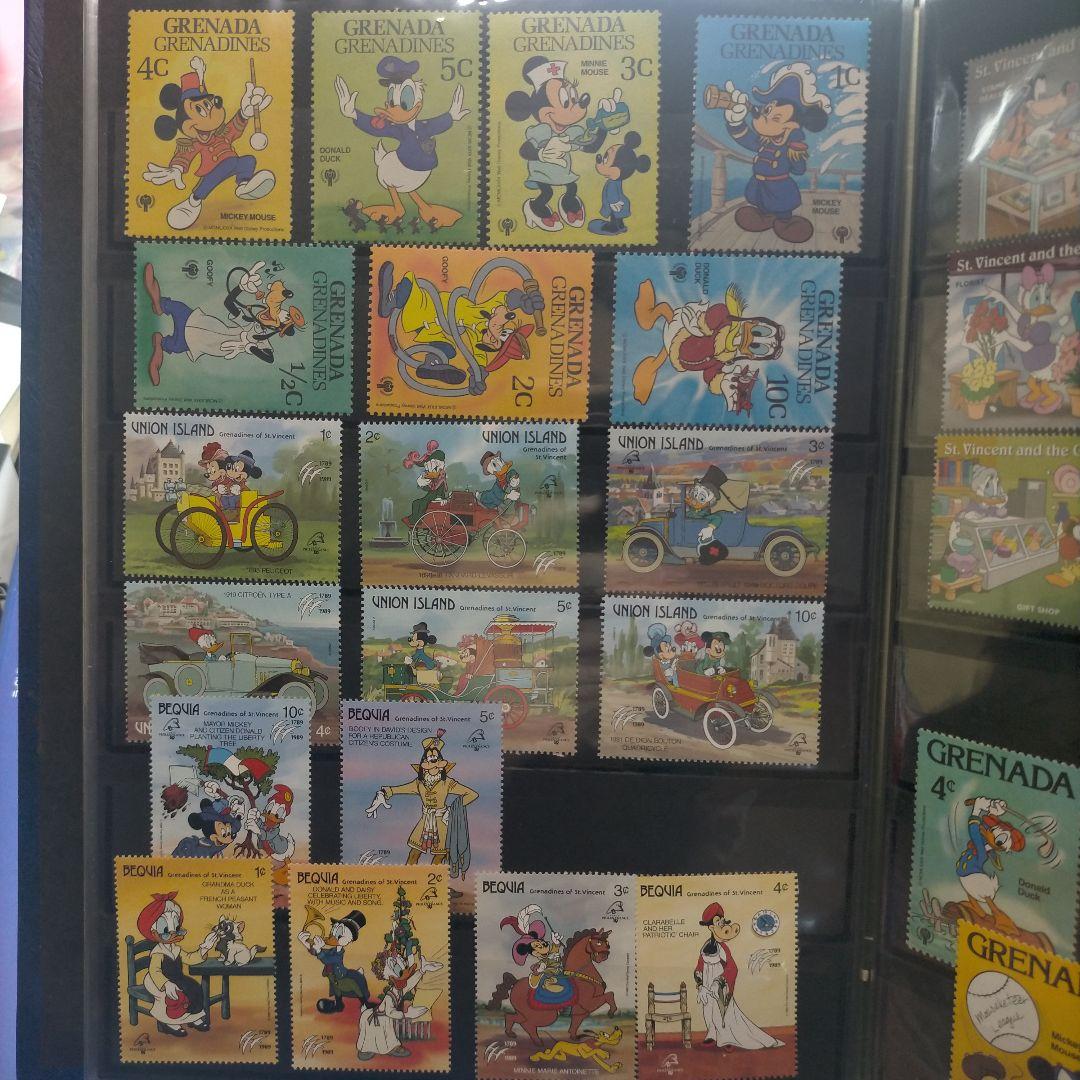 5560 外国切手 複数国 ディズニー シリーズ大量まとめ 全て未使用