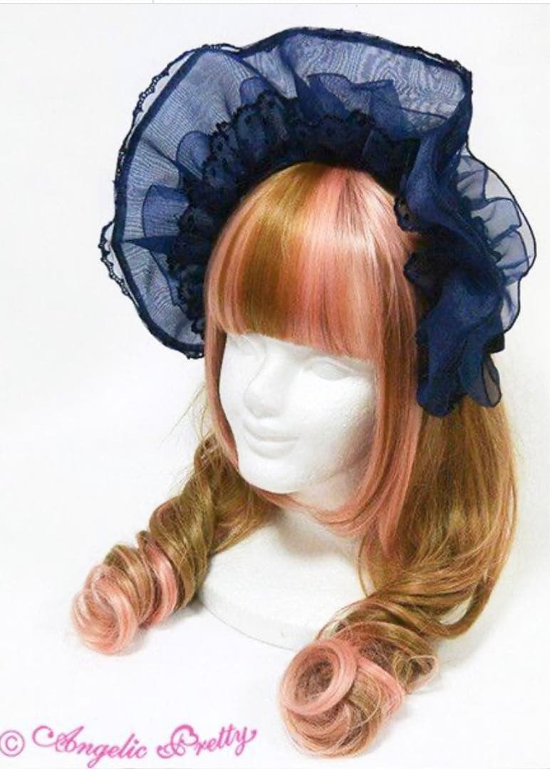 シャーシ☆アンジェリックプリティ ブリム付きカチューシャ ボンネット