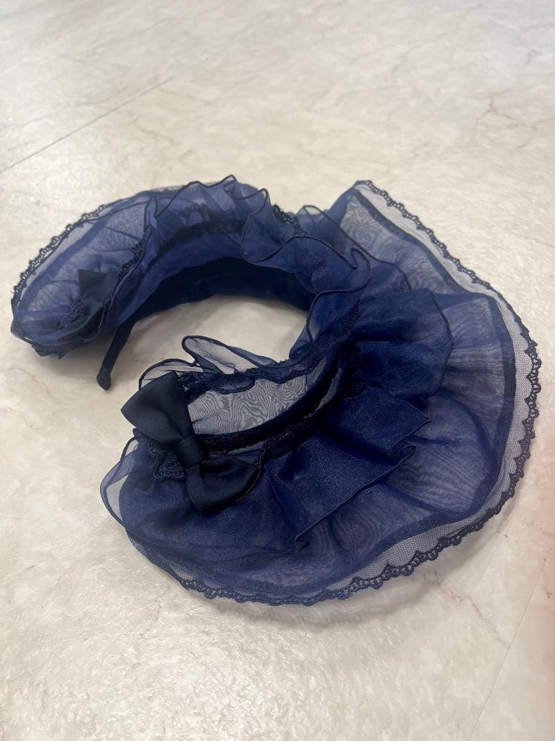 シャーシ☆アンジェリックプリティ ブリム付きカチューシャ ボンネット