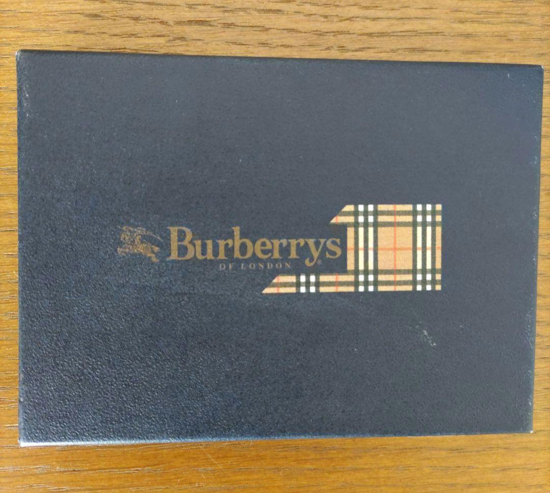 【新品未使用】BURBERRY ブラック レザー 名刺入れ・カード入れ