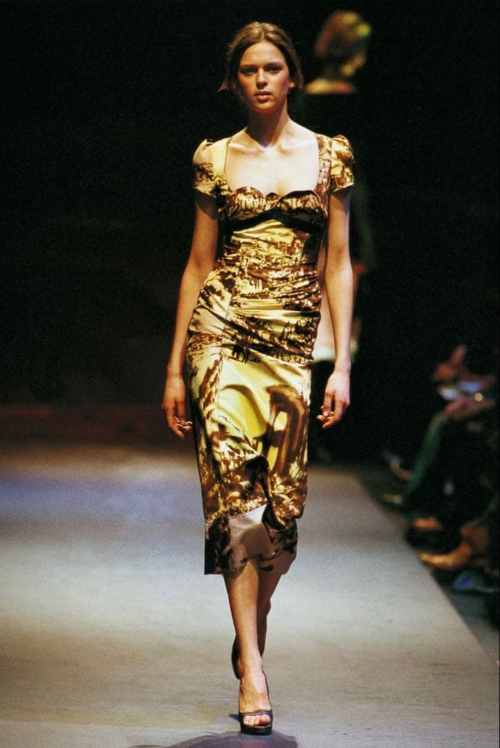 トップス PRADA F/W2004 Roman Ruins Landscape Top