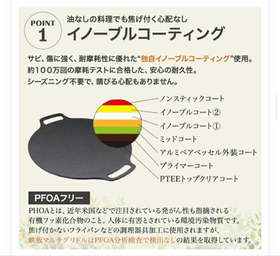 JHQ 正規品 鉄板 マルチグリドル パン