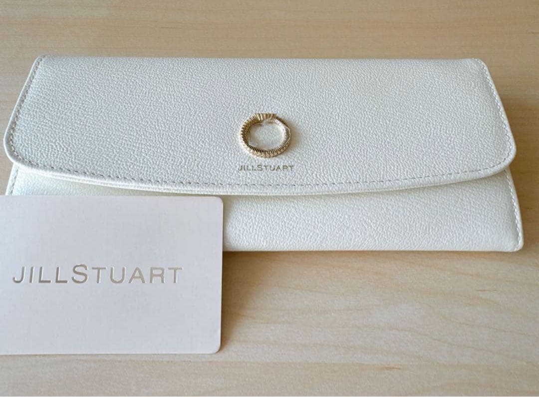 新品☆ジルスチュアート☆エターナル☆かぶせ長財布☆リングチャーム