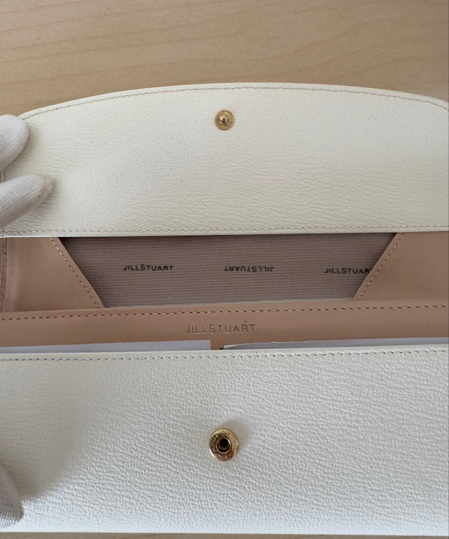 新品☆ジルスチュアート☆エターナル☆かぶせ長財布☆リングチャーム