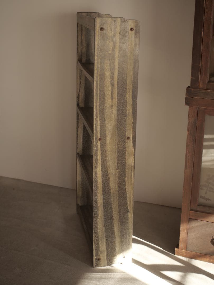 本棚　収納棚　食器棚　飾り棚　棚　収納　古家具　古道具　アンティーク　昭和レトロ