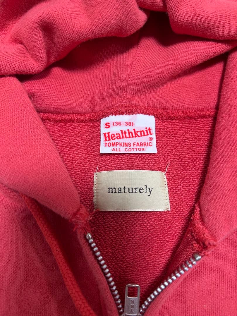 ビームスボーイ　マチュアリー×ヘルスニット別注　パーカー