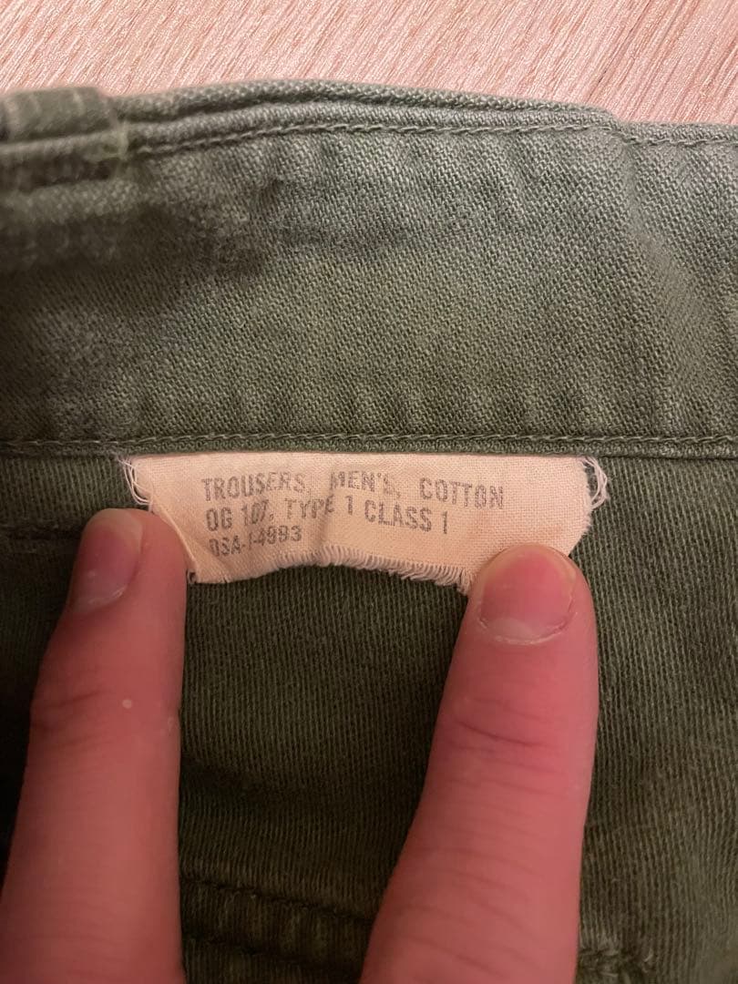 60's OG-107 ファティーグパンツ 実寸32×28 ベイカーパンツ