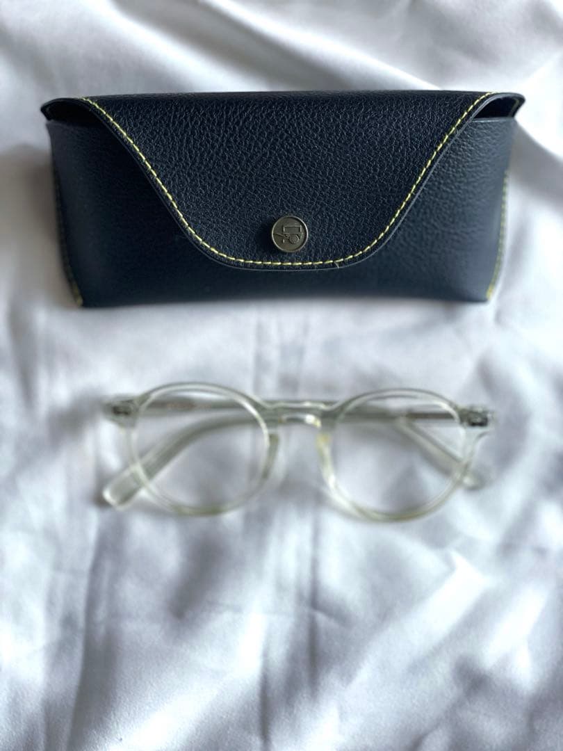 MOSCOT クリア　メガネ　48