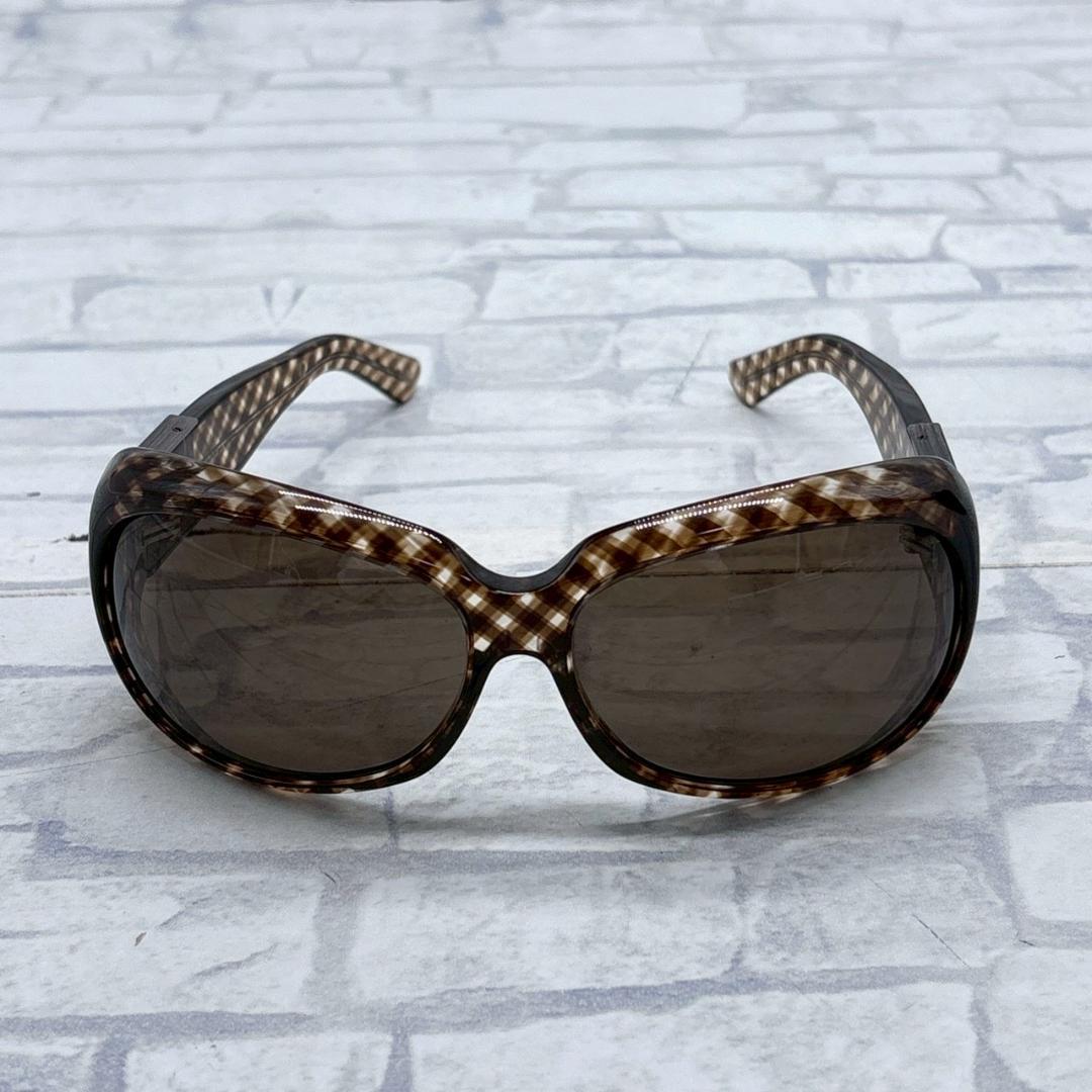 Bottega Veneta ブラウン・チェック柄 サングラス