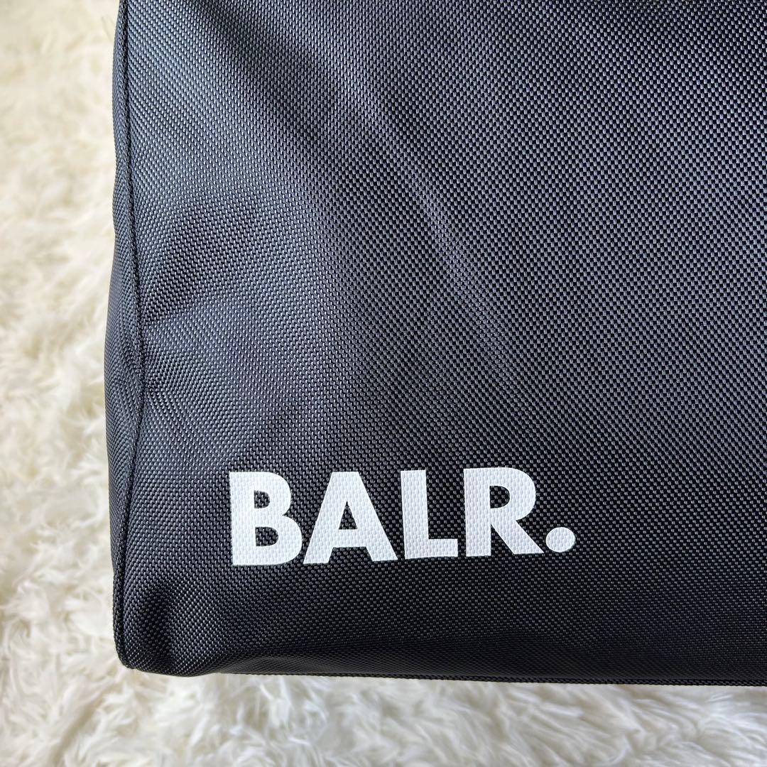 新品　BALR. 2way ナイロン ロゴボストンバッグブラック　大容量