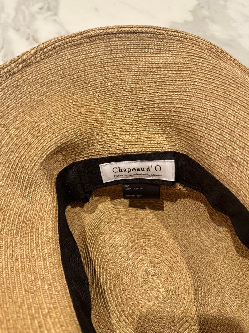 Chapeau d’ O PaperBraid Capeline 麦わら帽子