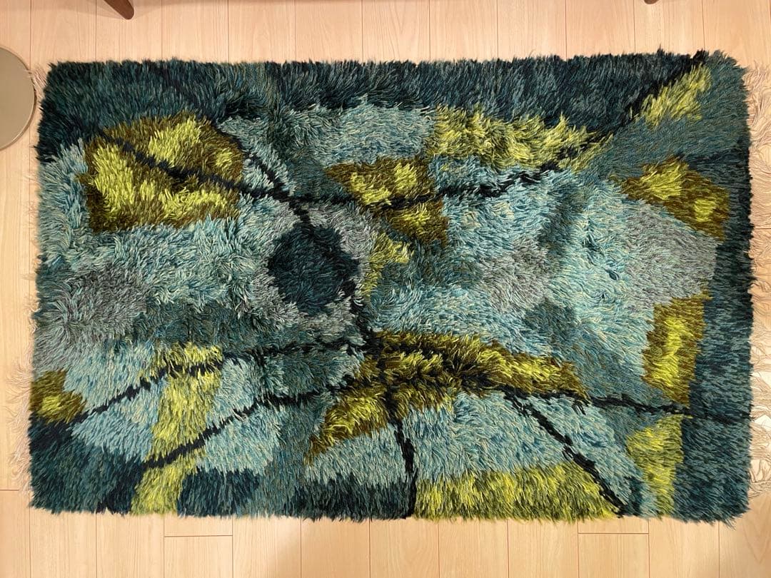 ヴィンテージ ラグ（約 横150×縦95㎝）