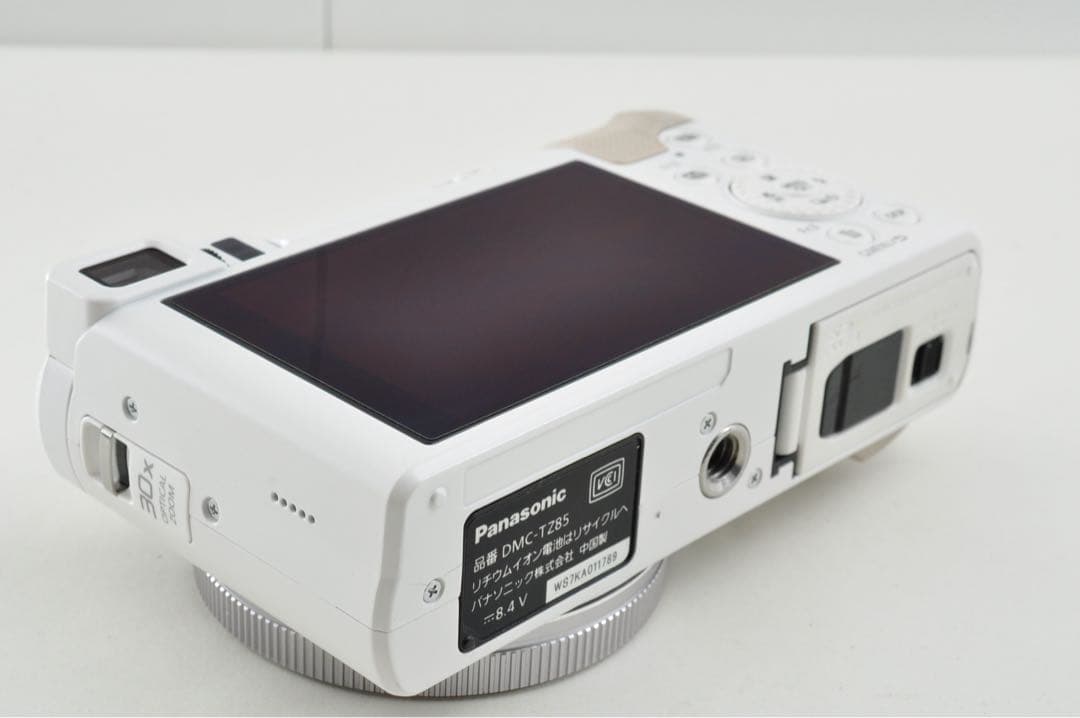 美品 Panasonic LUMIX DMC-TZ85 ホワイト デジタルカメラ