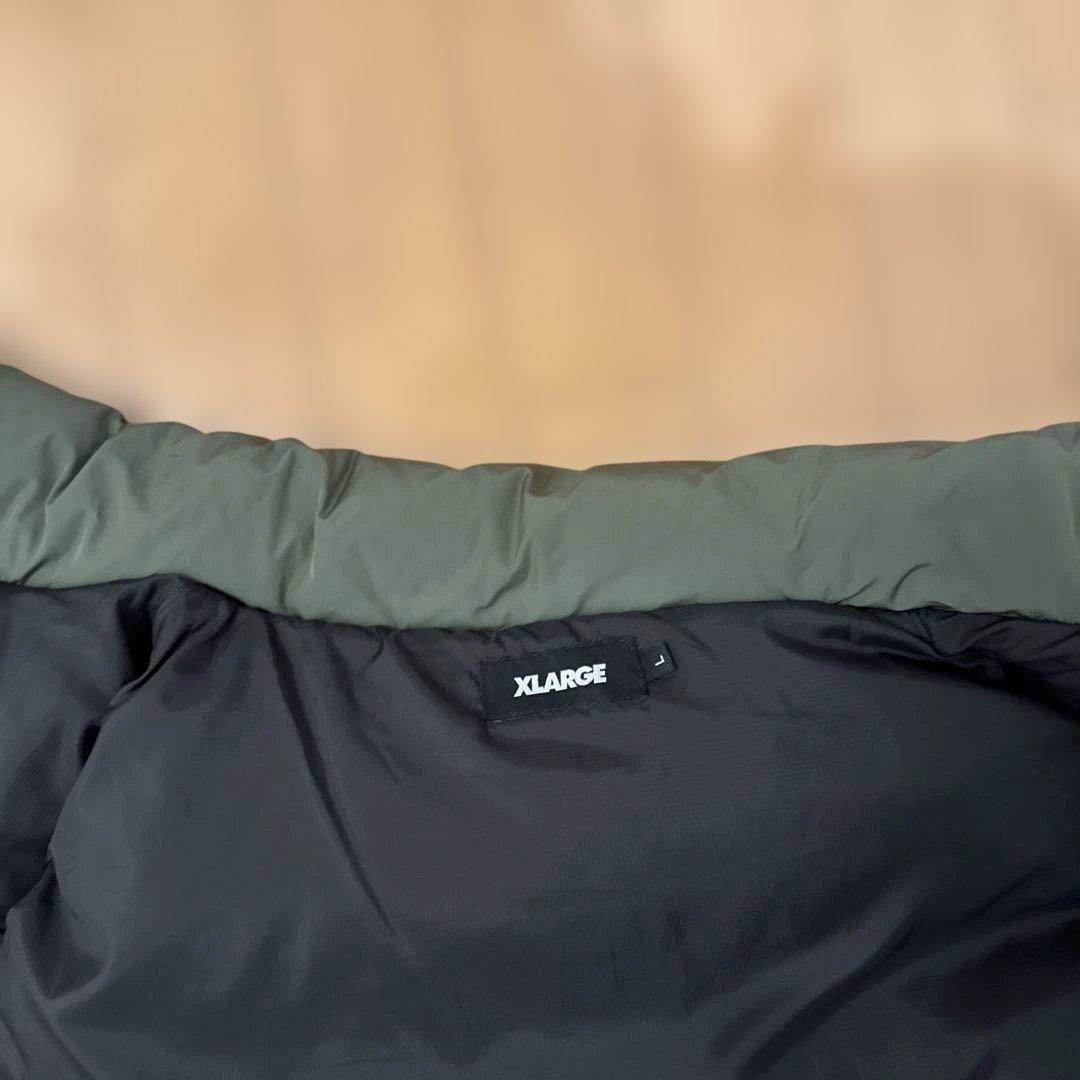 XLARGE オリーブ ダウンベスト XL 美品