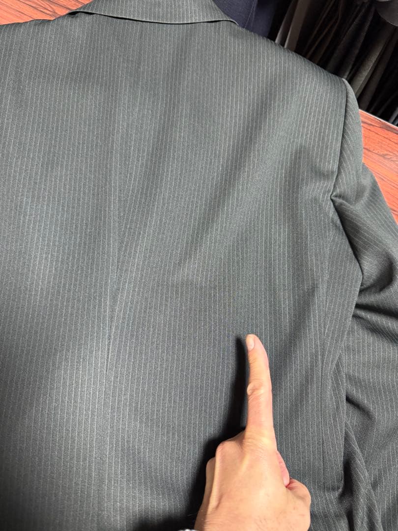 BB7新品未使用！超快適ストレッチ2パンツスーツ！ウォッシャブル！ブラック！小訳