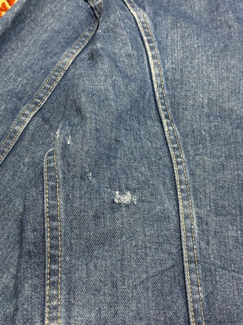 80s リー　デニムジャケット　101J ヴィンテージ　ジージャン　黒タグ