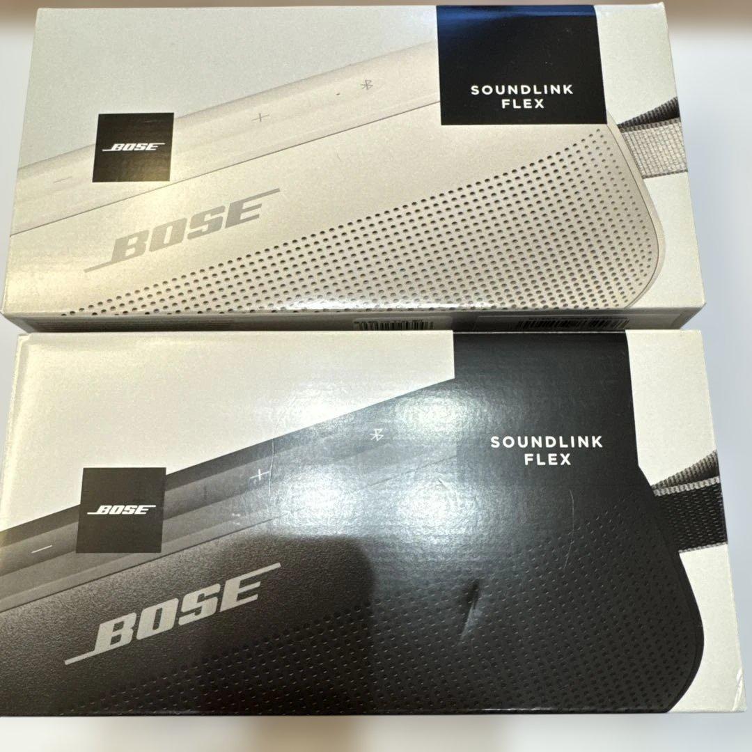 BOSE sound LINK flex ワイヤレススピーカー 白、黒2色セット