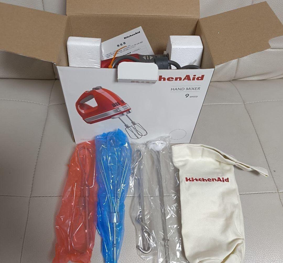 【新品】KitchenAid 9KHM928CA RED　ハンドミキサー