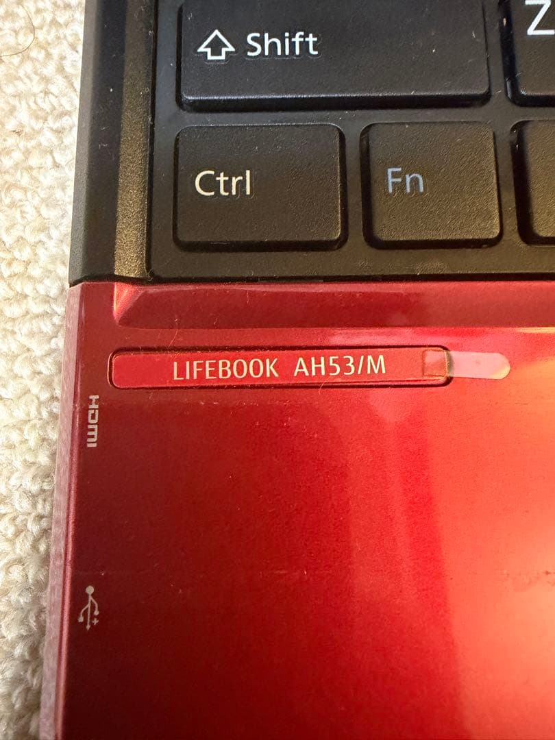 LIFEBOOK AH53/M 赤ノートPC Windows 8