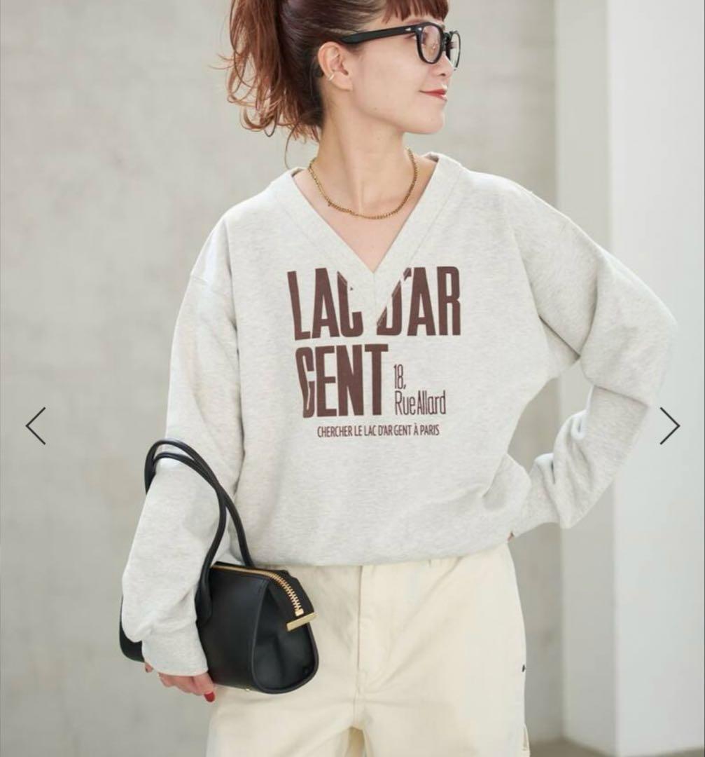 Spick and Span La Hutte Vネックスウェット