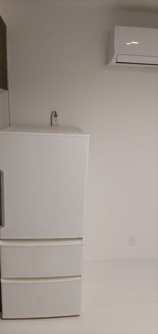 AQUA ホワイト 3ドア冷蔵庫 ECO機能付き