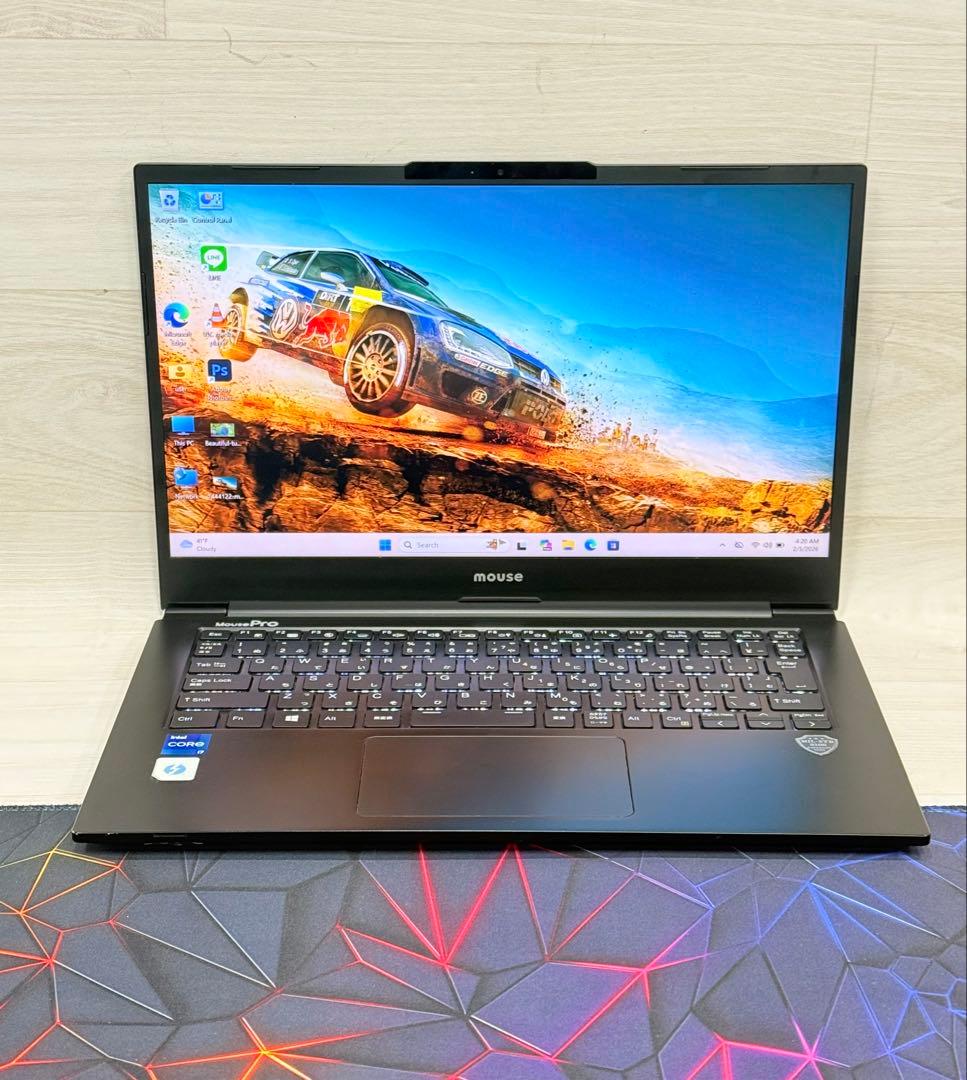 11世代Corei7/mousePro ノートPC/16GB/512GBフルHD