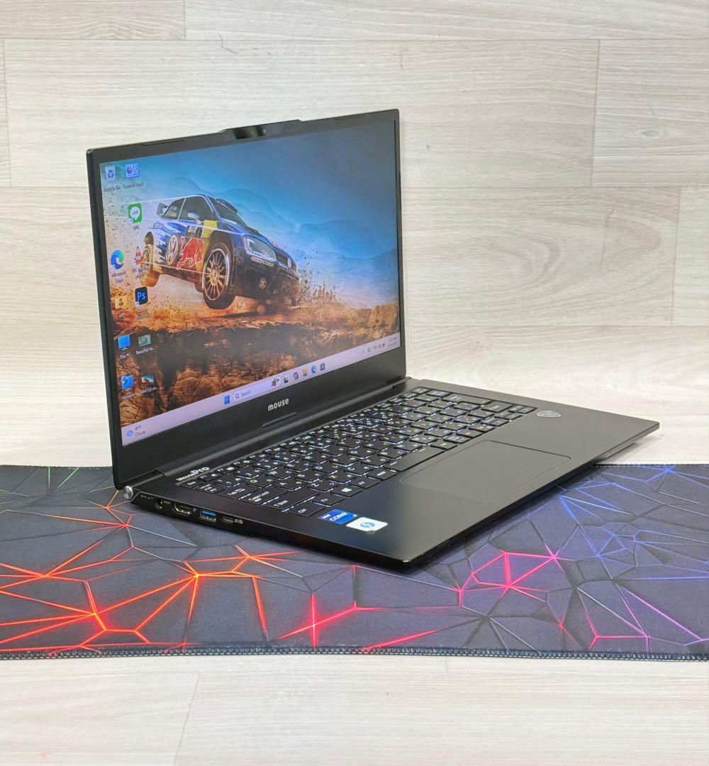 11世代Corei7/mousePro ノートPC/16GB/512GBフルHD