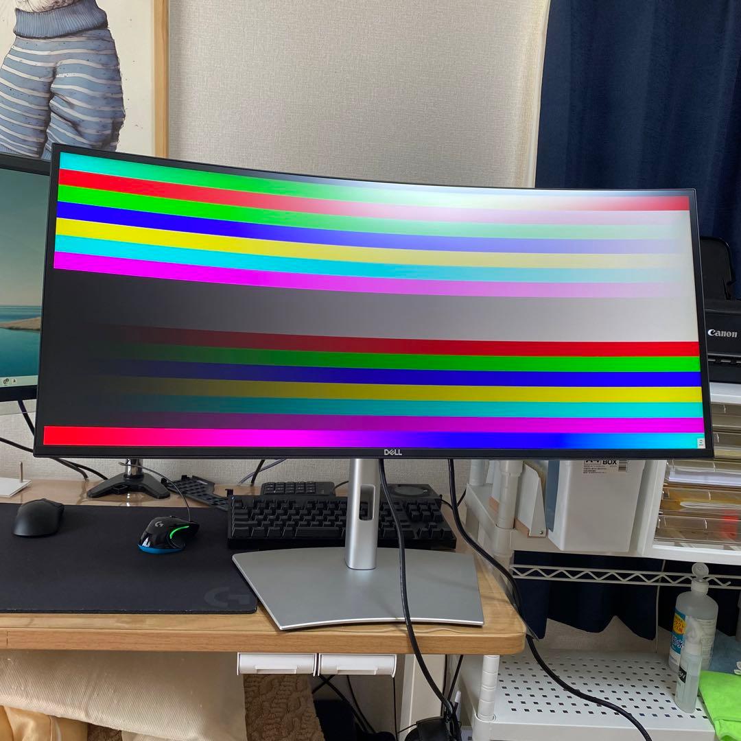 Dell U3421WE 曲面ウルトラワイドモニター 美品