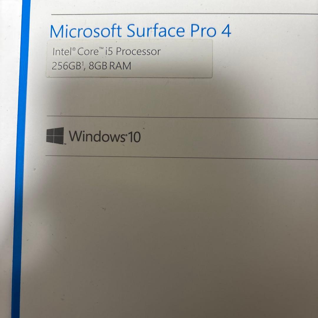 Microsoft SurfacePro4　8GB SSD 256GB