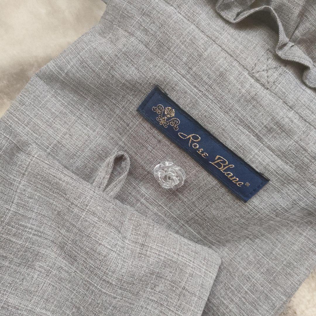 芦屋ロサブラン ２段折り フリルダンガリー曲がり竹手元