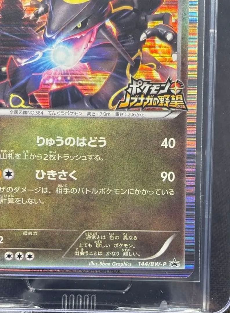 『極美品』レックウザ【144/BW-P】（ポケモン+ノブナガの野望）初回限定特典