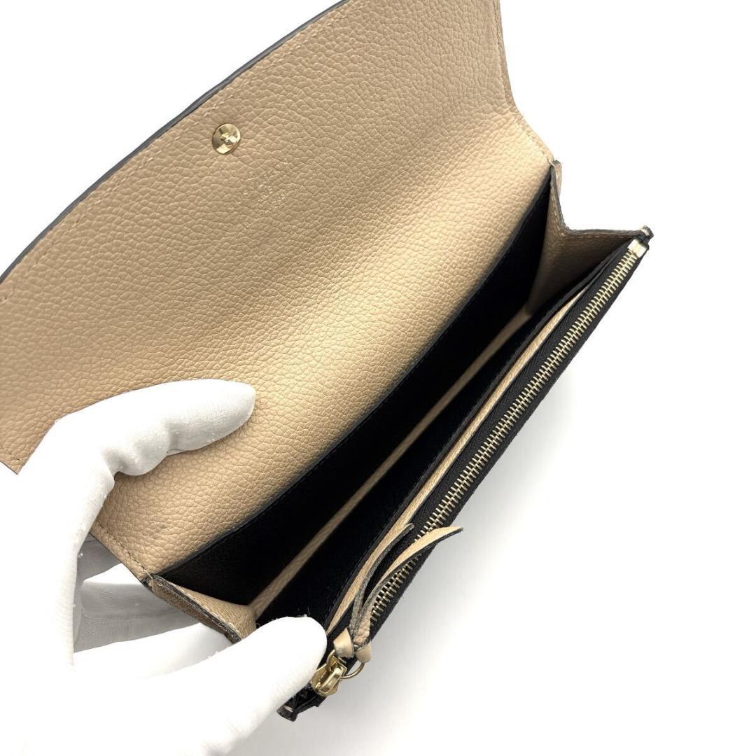 未使用級◆ルイヴィトン ポルトフォイユ エミリー アンプラント ノワール