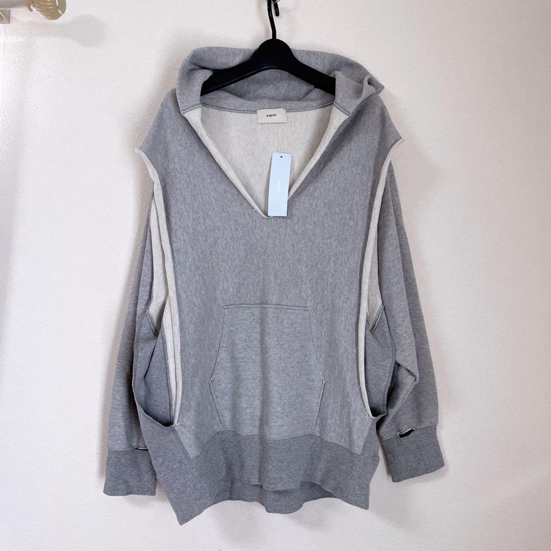 りん様✨️papier【パピエ】Broken parker グレー