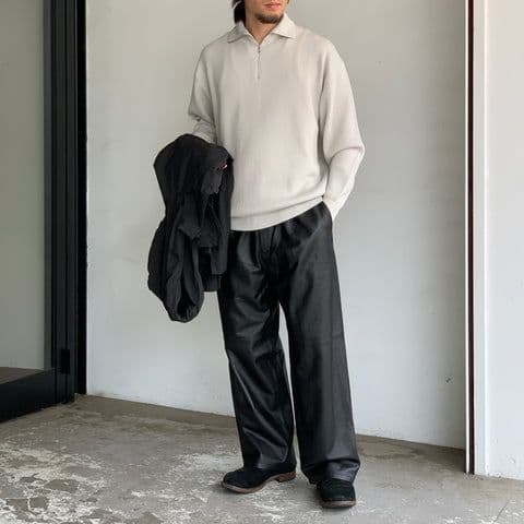 Graphpaper　22AW ハーフジップニット　sizeフリー