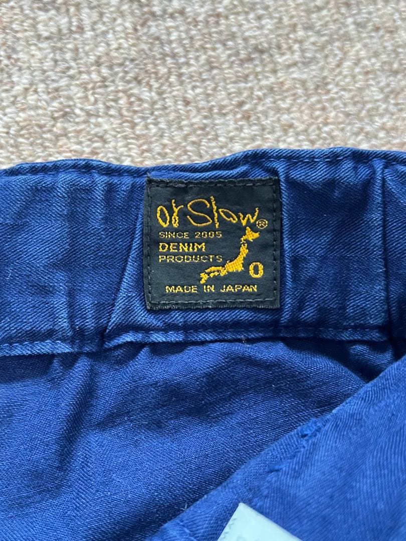 i*a様 オアスロウ/フレンチワークパンツ/インクブルー/ジンバブエコットンヘリ