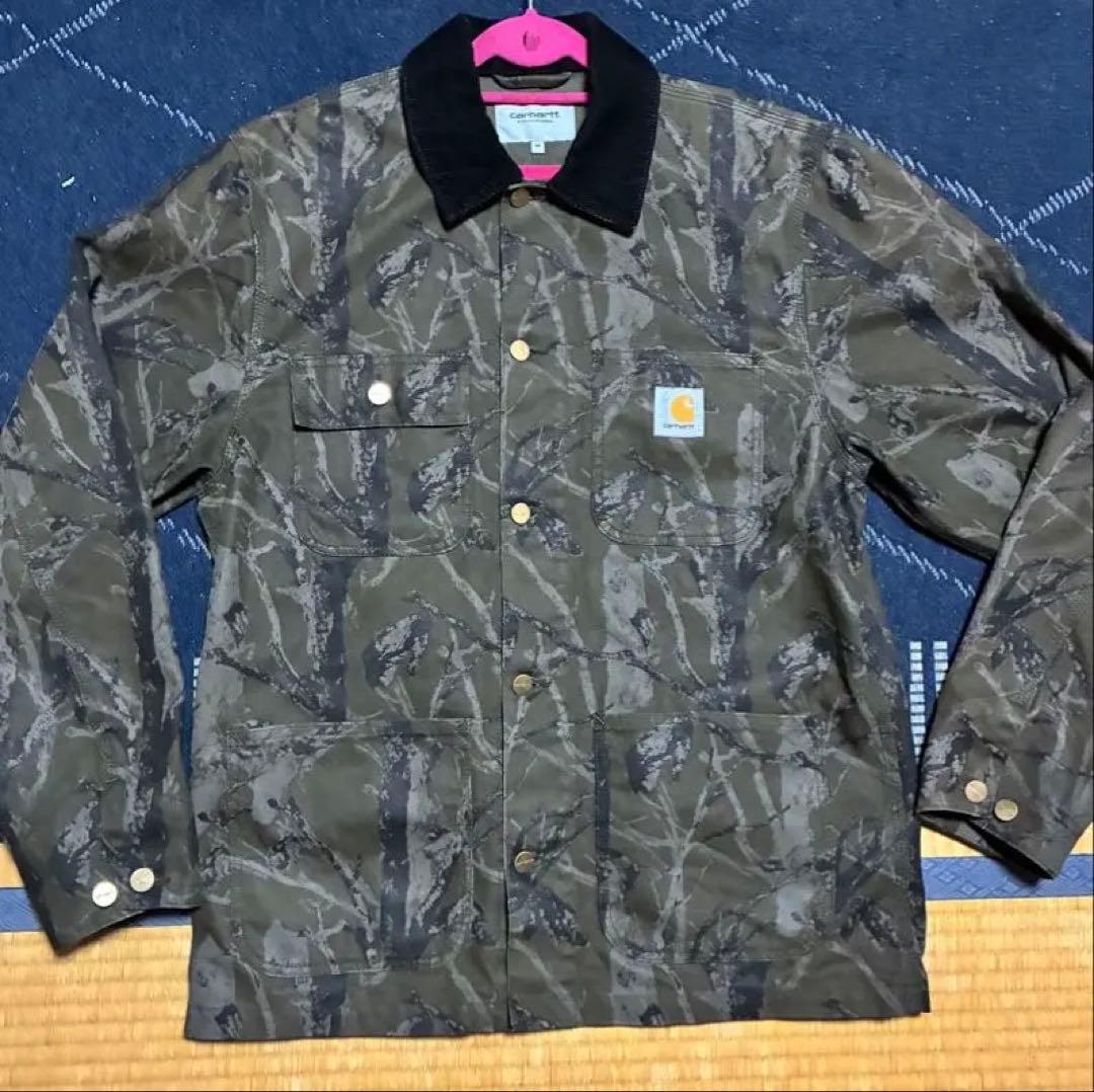 Carhartt WIP ジャケット　カバーオール迷彩柄リアルツリー