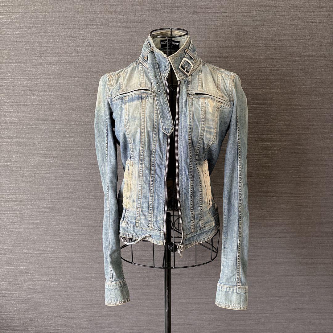 国内正規品DOLCE & GABBANA ブルーデニムジャケット 38 M