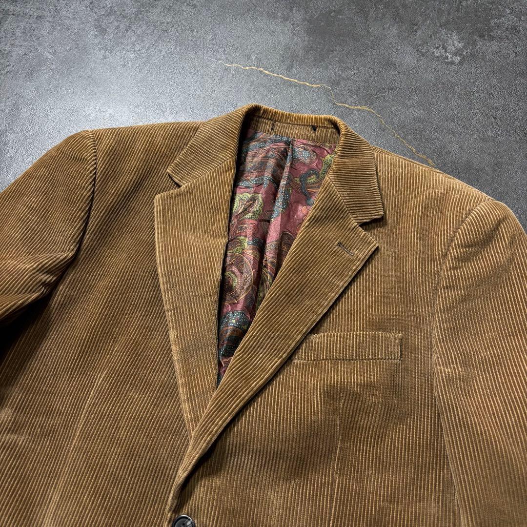 Ralph Laurenラルフローレンコーデュロイテーラードジャケットキャメル