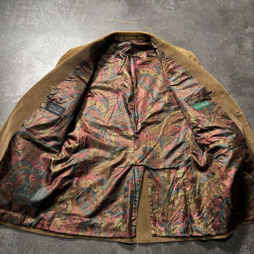 Ralph Laurenラルフローレンコーデュロイテーラードジャケットキャメル