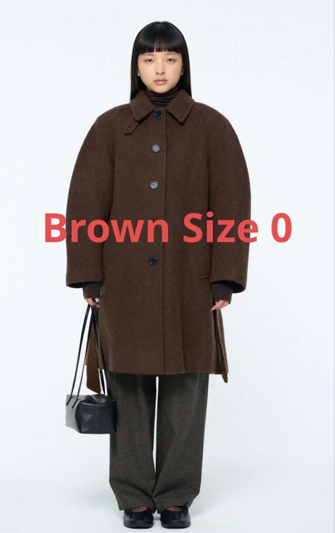 新品未使用 AMOMENTO アモーメント　Alpaca Raglan Coat